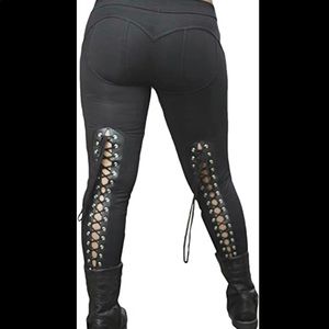 Corset back legging
